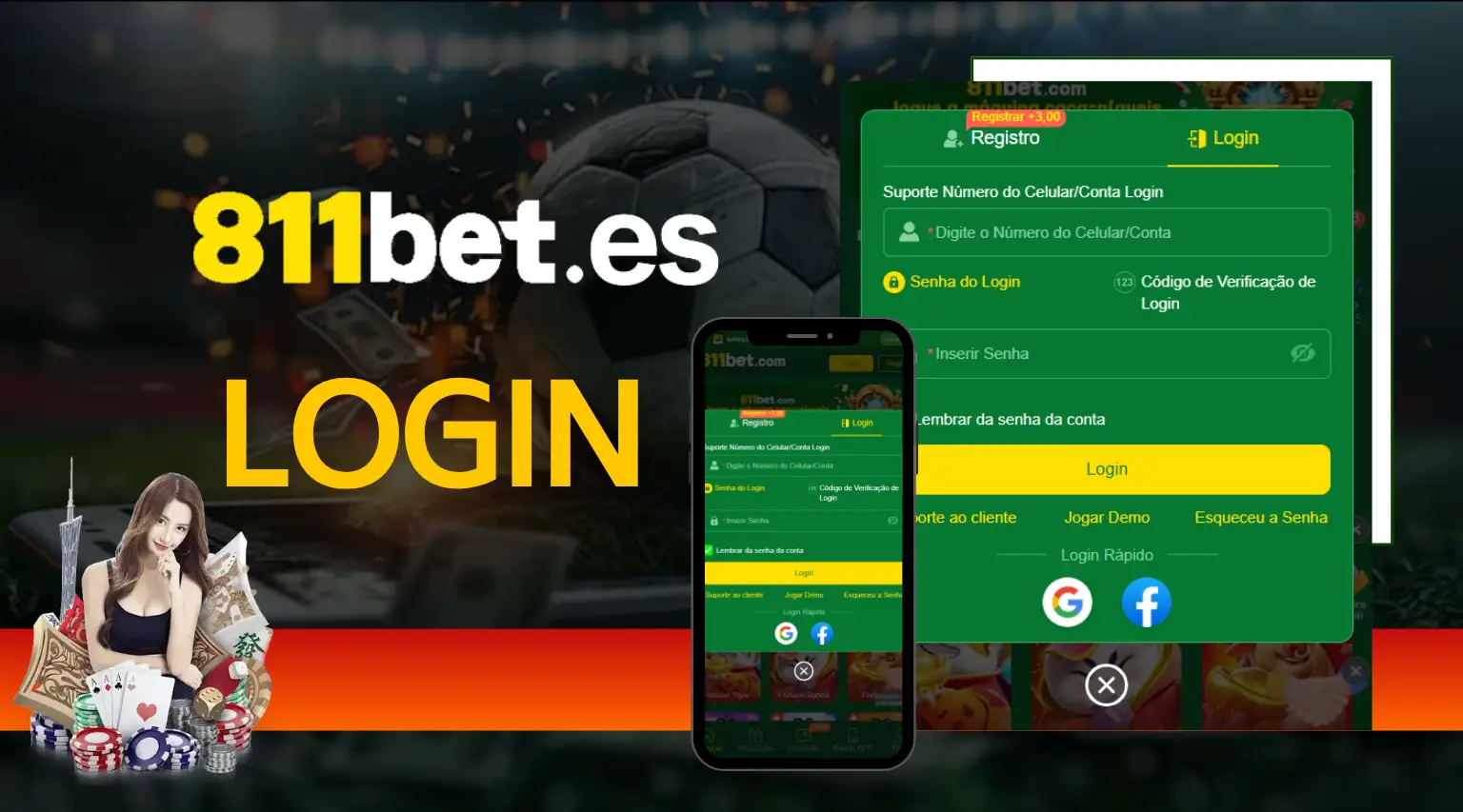 Etapas detalhadas para fazer login no 811Bet em grande detalhe