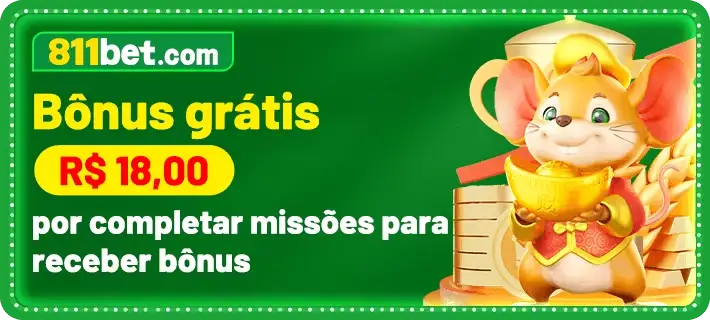 Bônus grátis R$ 18,00 por completar missões para receber bônus